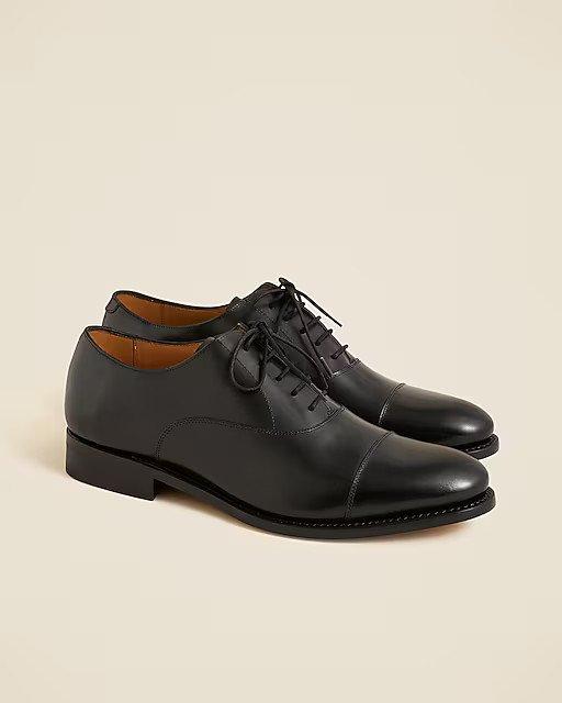 Essex cap-toe oxfords in leather | J. Crew US
