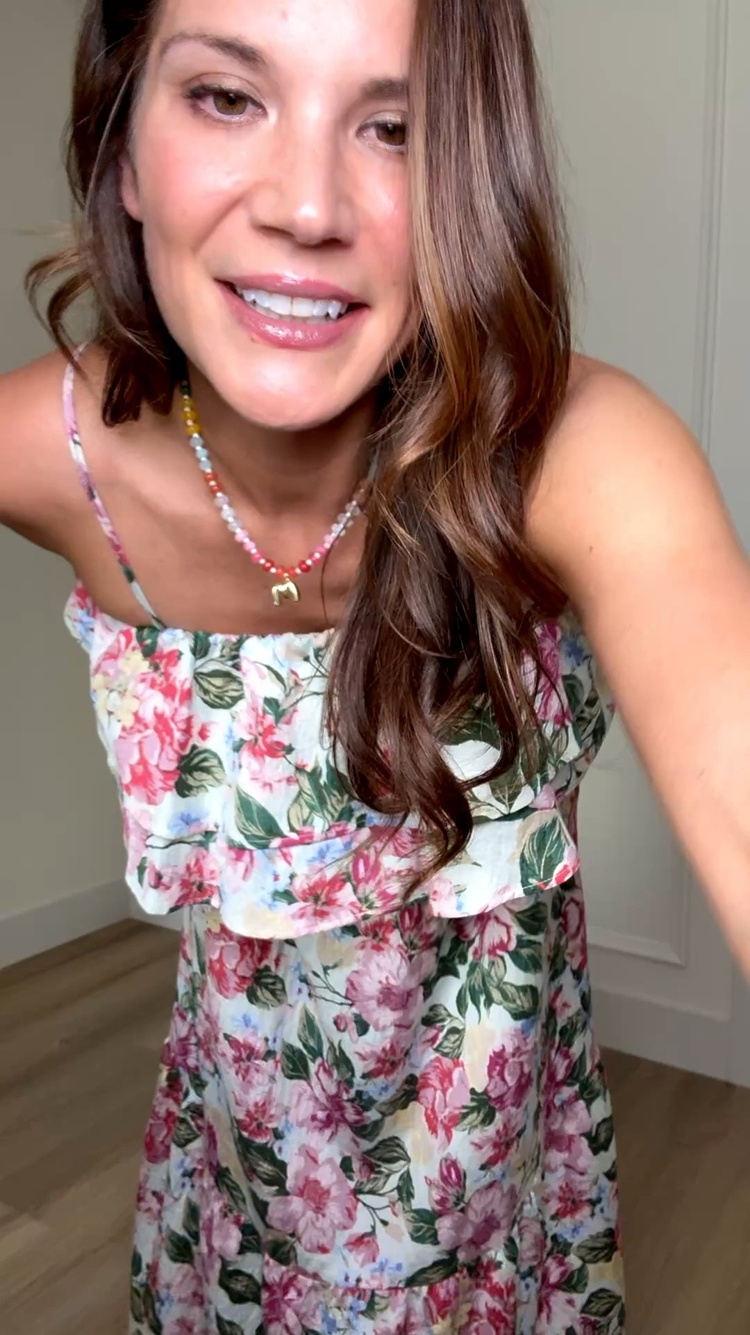 Stop this dress is so pretty. I love the floral print and the ruffle detail, it feels so feminine and perfect for summer. It is one of those easy throw on dresses that still looks so put together.

Tall girl outfits, Floral summer dress, Ruffle dress women, Amazon tall girl clothing, Summer vacation outfits, 6 foot style, Feminine outfit ideas, Midi dress outfit, Beach vacation dress, Brunch outfit ideas, Lightweight dresses, Stang and Co

#LTKTall #LTKMothersDay #LTKSeasonal