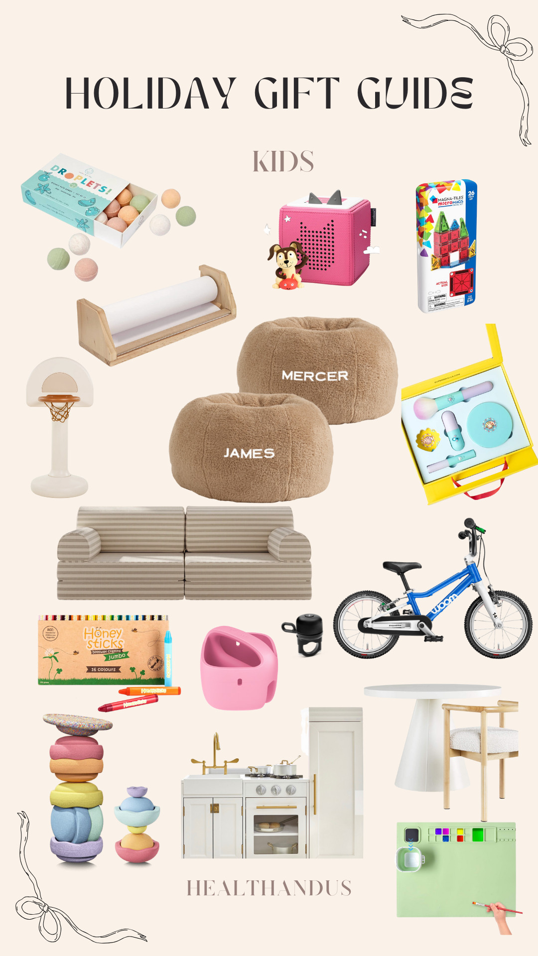 Gift guide for kids! Fun ideas for both boys and girls. ~Ages 1-5 

 

#LTKGiftGuide #LTKHoliday #LTKKids