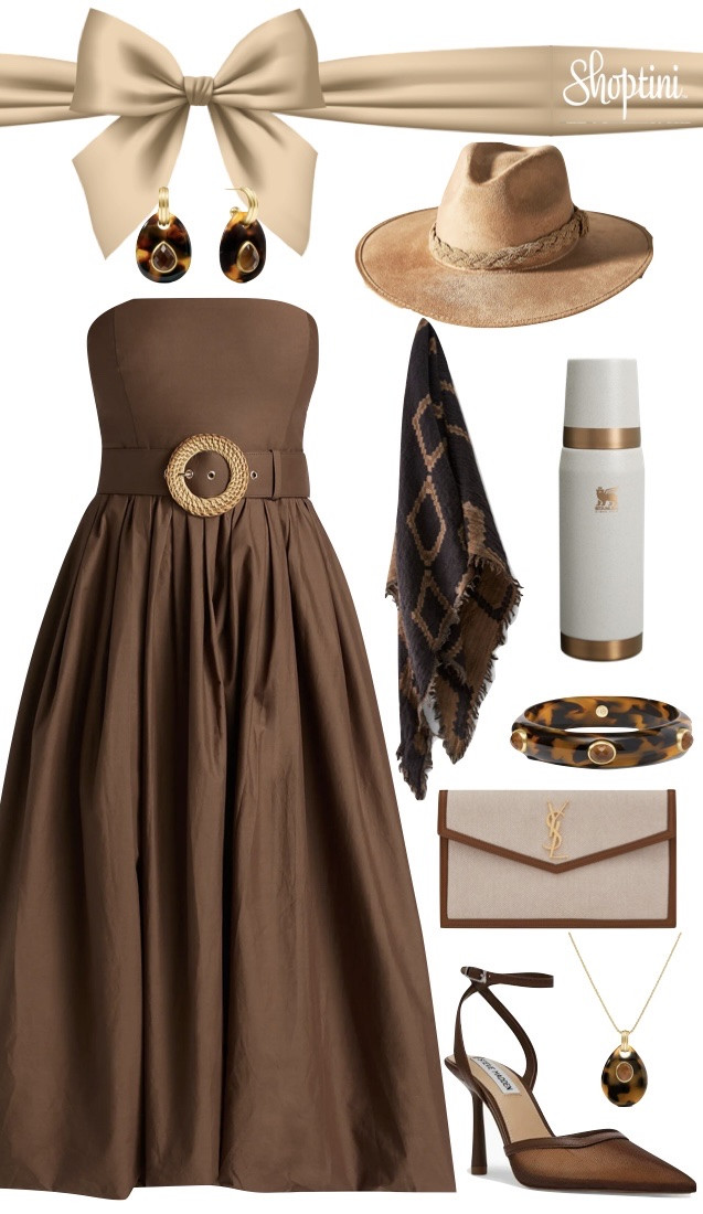 Trending for fall … The Brown Edit! Think fall festivals, Montana Wedding Guest Dress, Rustic chic style, fall outfit, brown gingham 

#LTKSeasonal #LTKWedding #LTKOver40