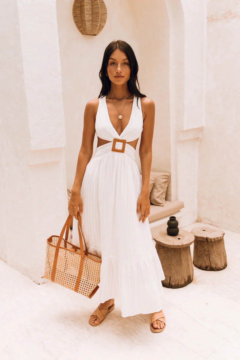 Speak Your Word Maxi Dress White | Fortunate One