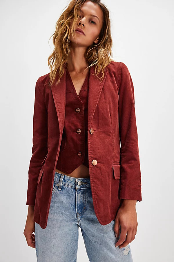 Wrangler Corduroy Blazer | Free People (Global - UK&FR Excluded)