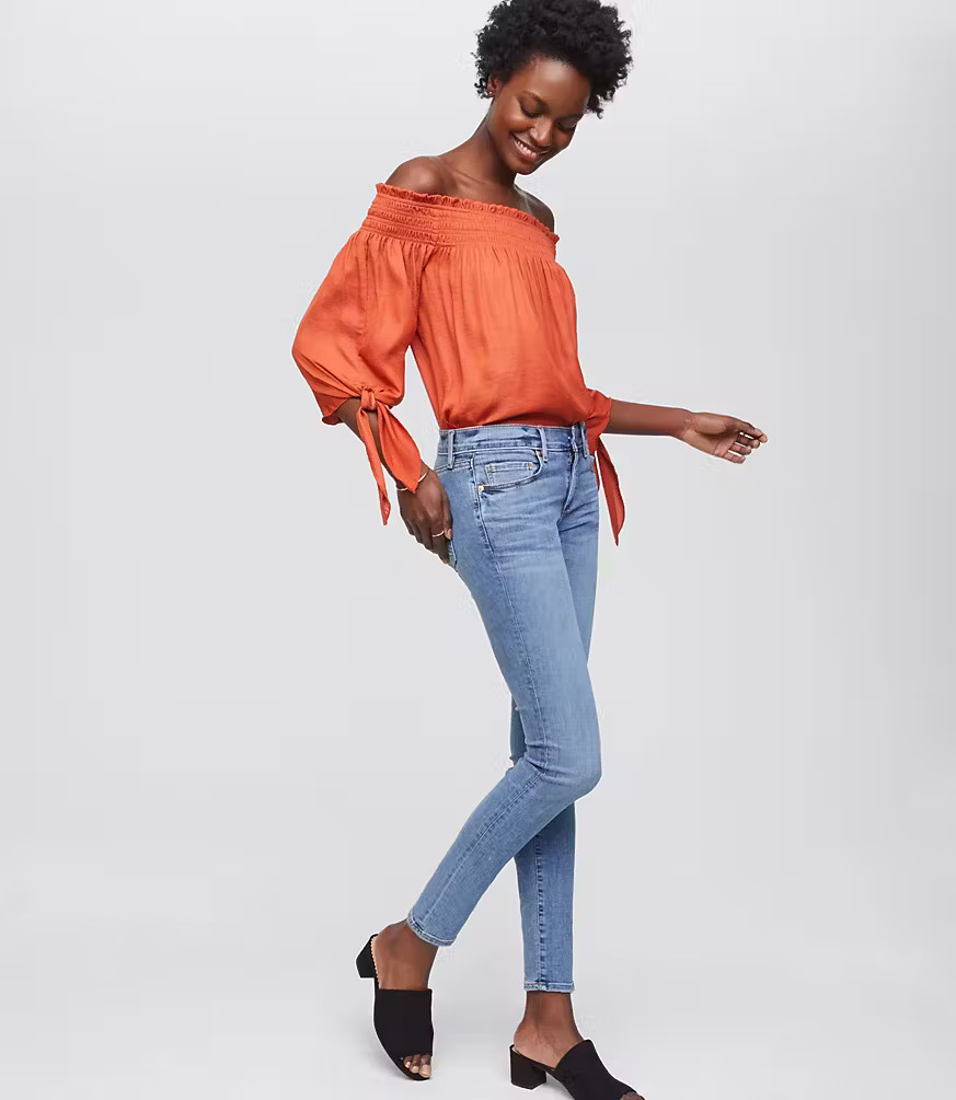 Modern Skinny Jeans in Classic Light Indigo Wash | LOFT