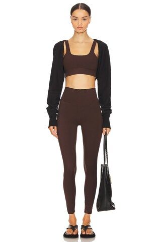 Varley Freesoft Cori Bra in Coffee from Revolve.com | Revolve Clothing (Global)