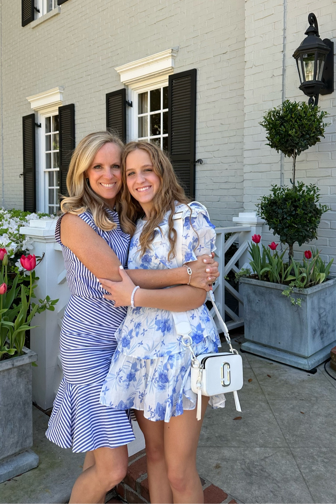 Happy Birthday!! 
We both love blue 💙 
Blue floral LoveShackFancy dress
Blue and white stripe Veronica Beard Bell dress 
Both fit TTS 
Mine 0
Hers XS

#LTKSeasonal #LTKstyletip #LTKFind