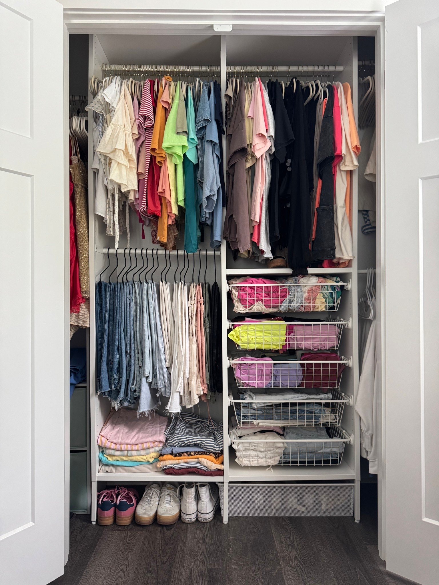 Custom closet organization from ikea + organizers linked!! 💫🤍🏡

#LTKU #LTKHome #LTKSaleAlert