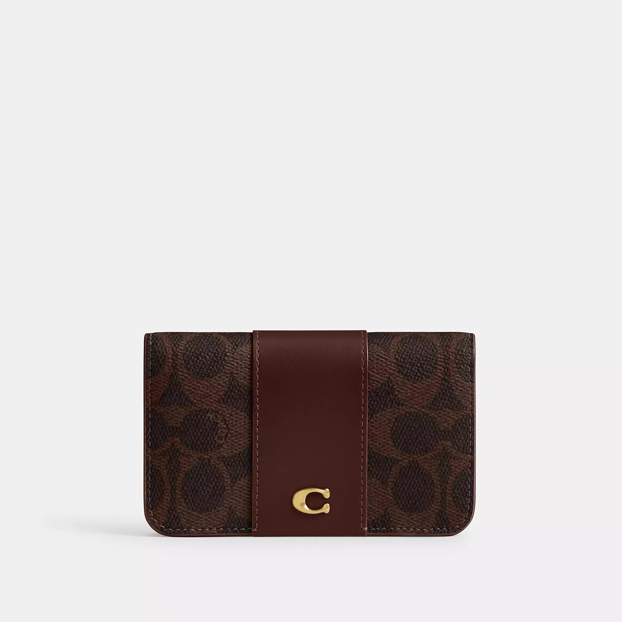 Essential Slim Card Case In Signature Canvas | Coach (US)