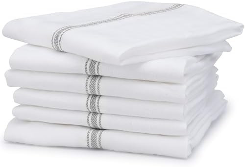 THREAD SPREAD Kitchen Towels Set - 100% Cotton Dish Towels for Kitchen - Pack of 6 Super Absorben... | Amazon (US)