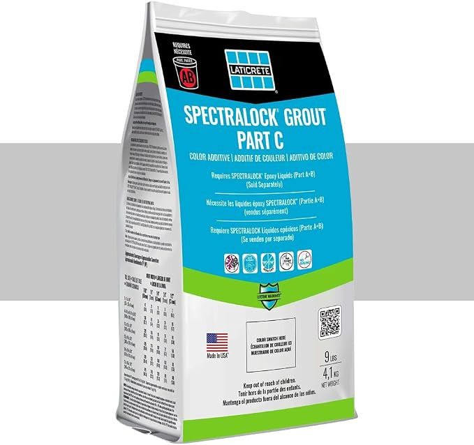 LATICRETE SPECTRALOCK Grout Part C Smoke Grey 9LB | Amazon (US)
