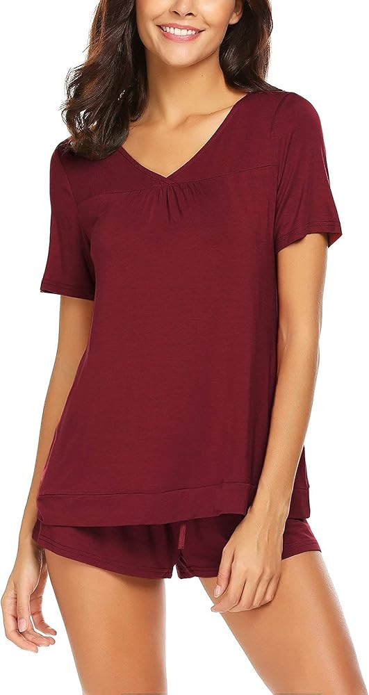 Avidlove Women's Shorts Pajama Set Short Sleeve Sleepwear Nightwear Pjs S-XXL | Amazon (US)