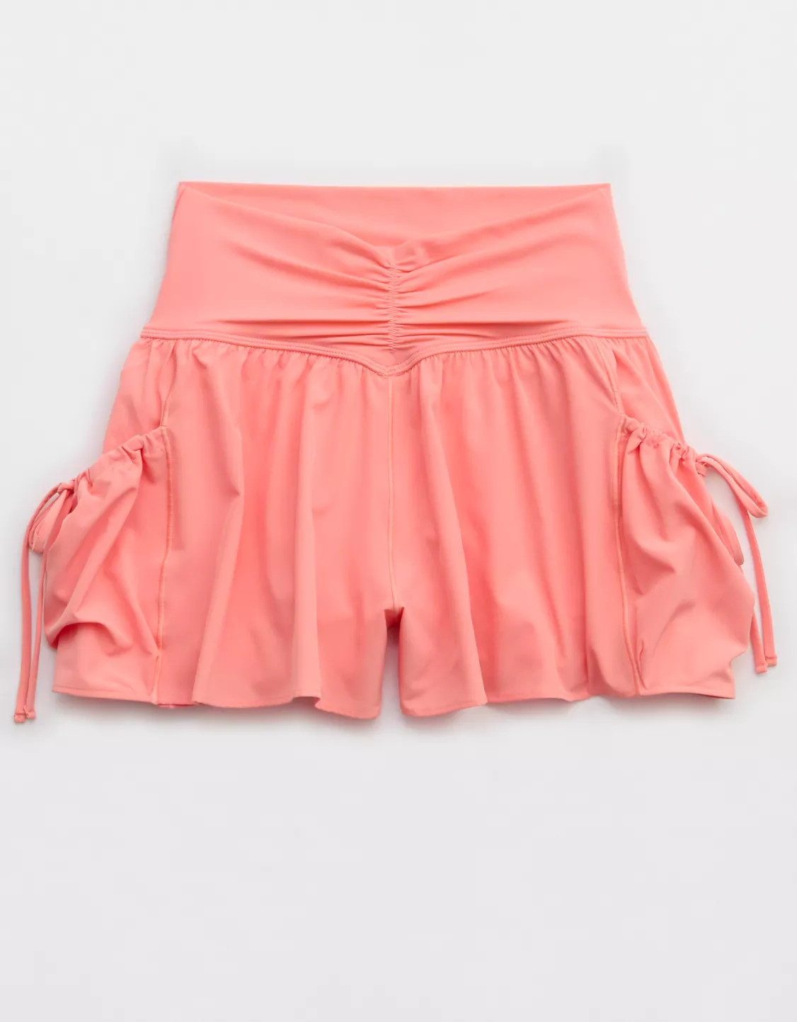 OFFLINE By Aerie Real Me Ruched Pocket Flowy Short | Aerie