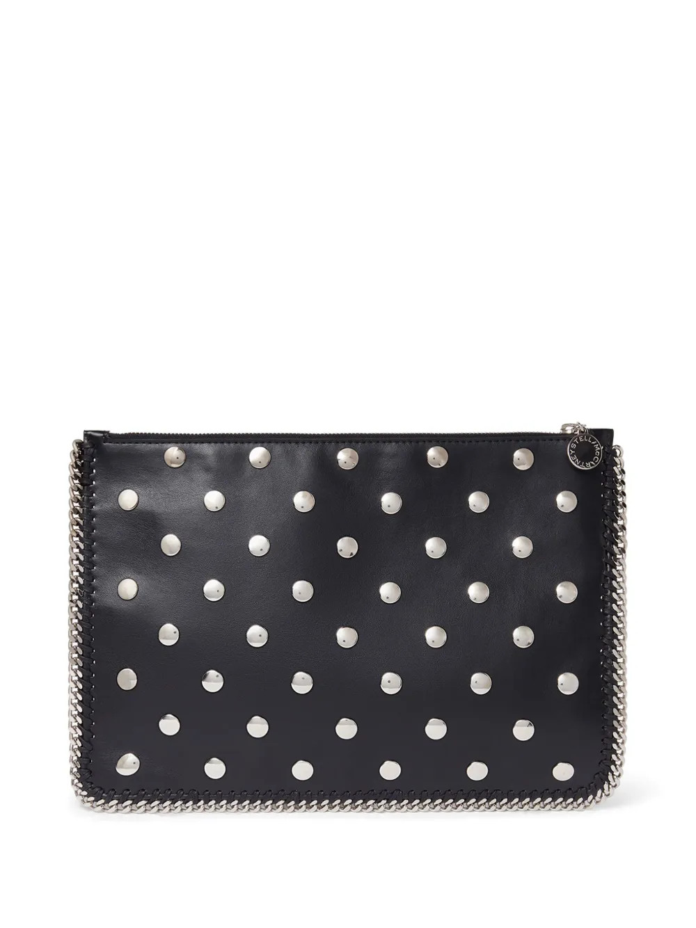 Stella McCartney stud-embellished Clutch Bag | Black | FARFETCH | Farfetch Global