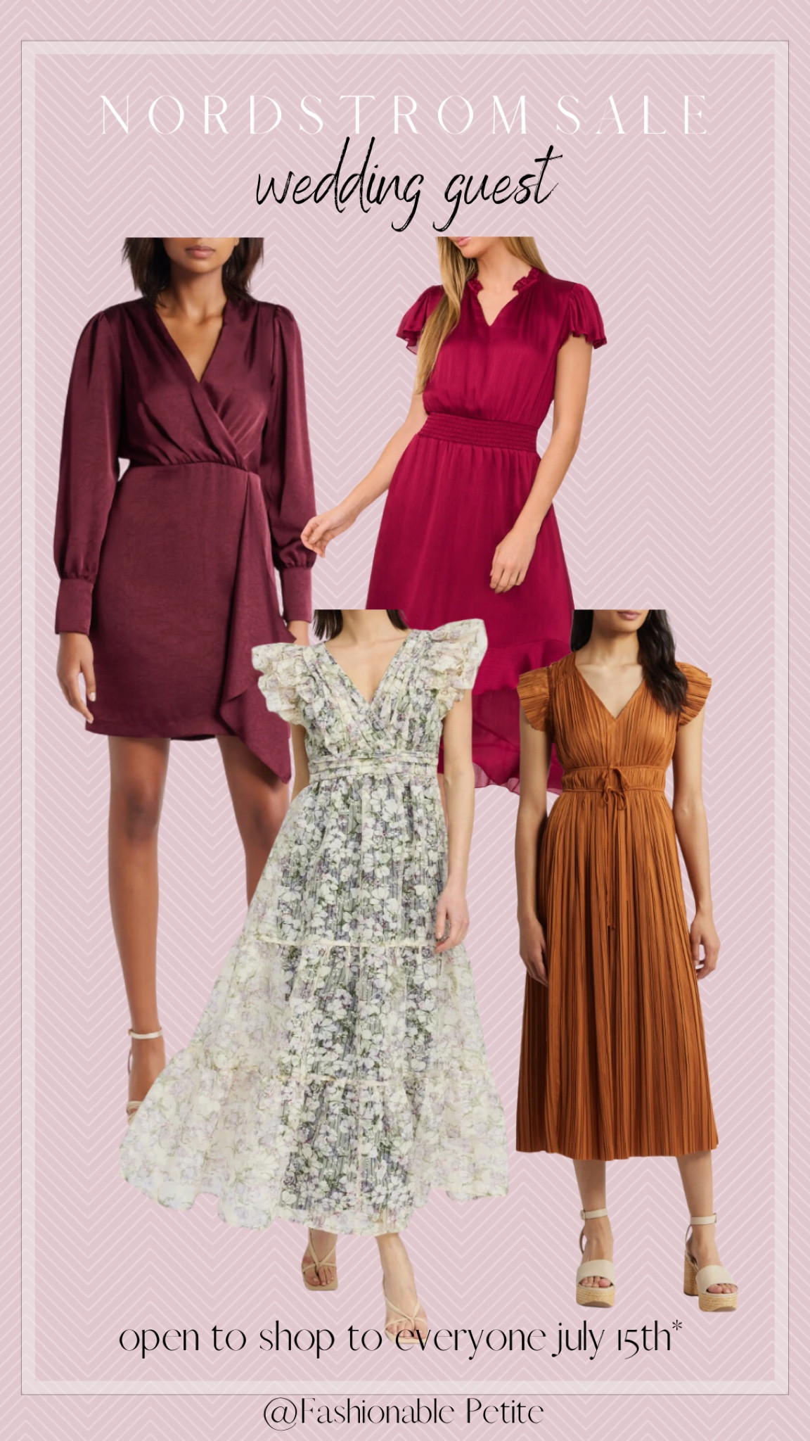 Wedding guest dress options from the Nordstrom sale. 
Wedding guest outfit, Nordstrom sale, dressy outfit, formal wear 

#LTKxNSale #LTKWedding