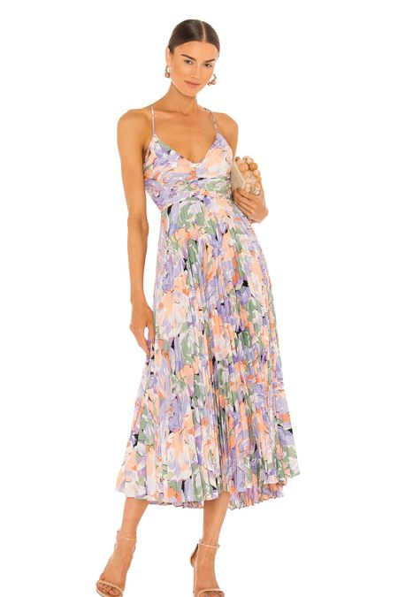 This floral midi dress by Astr the Label is perfect as a spring wedding guest dress! 

#LTKwedding