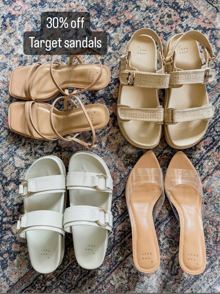 Target circle week deals. Target sandals 30% off. Summer sandals. 
All fit TTS

#LTKxTarget #LTKshoecrush #LTKSeasonal