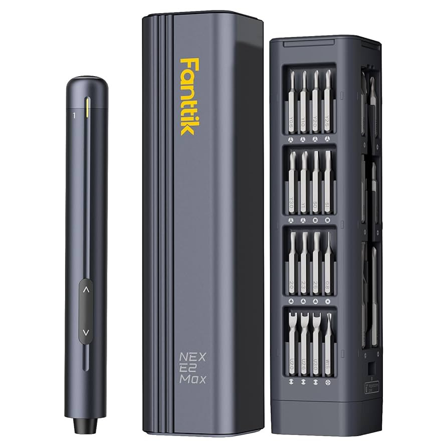 Fanttik E2 Max Mini Electric Screwdriver, Electric Screwdriver Cordless, Max 0.4N.m, 50 Magnetic ... | Amazon (US)