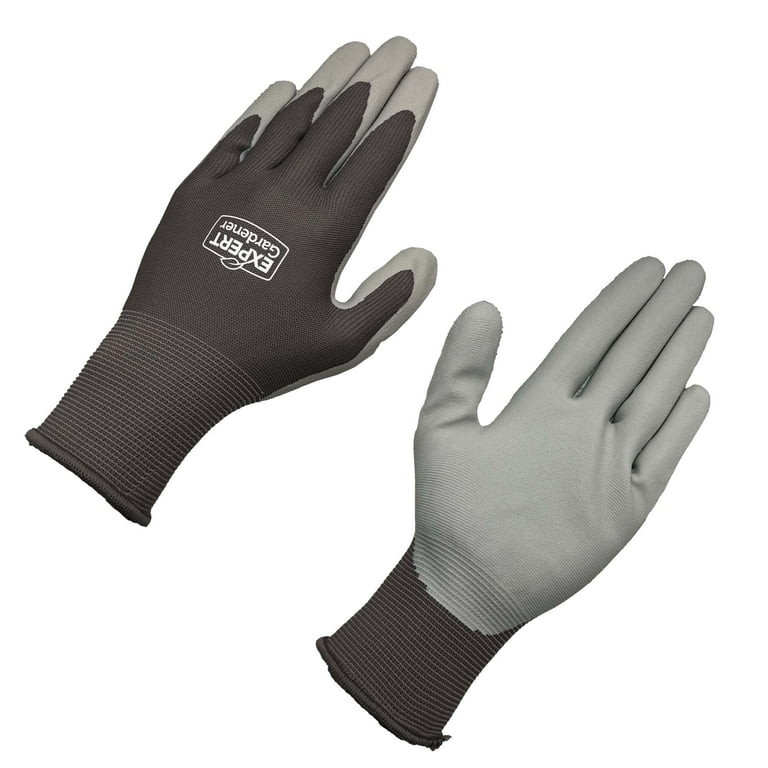 Expert Gardener Smooth Nitrile Gardening Gloves, Size L | Walmart (US)