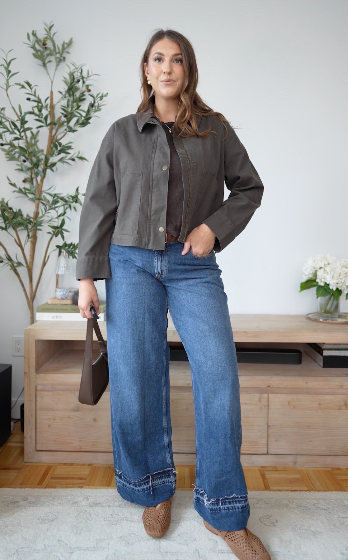 An effortless fall outfit with all the good basics 🤎 The cropped utility jacket and wide leg denim make this feel casual but still pulled together.

fall outfit, utility jacket, wide leg jeans, casual fall style, everyday outfit, neutral fall fashion, Amazon fashion, mom style, transitional outfit, effortless style

#LTKootd #LTKSeasonal #LTKMidsize
