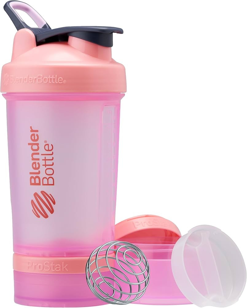 BlenderBottle Shaker Bottle with Pill Organizer and Storage for Protein Powder, Classic V2 ProSta... | Amazon (US)