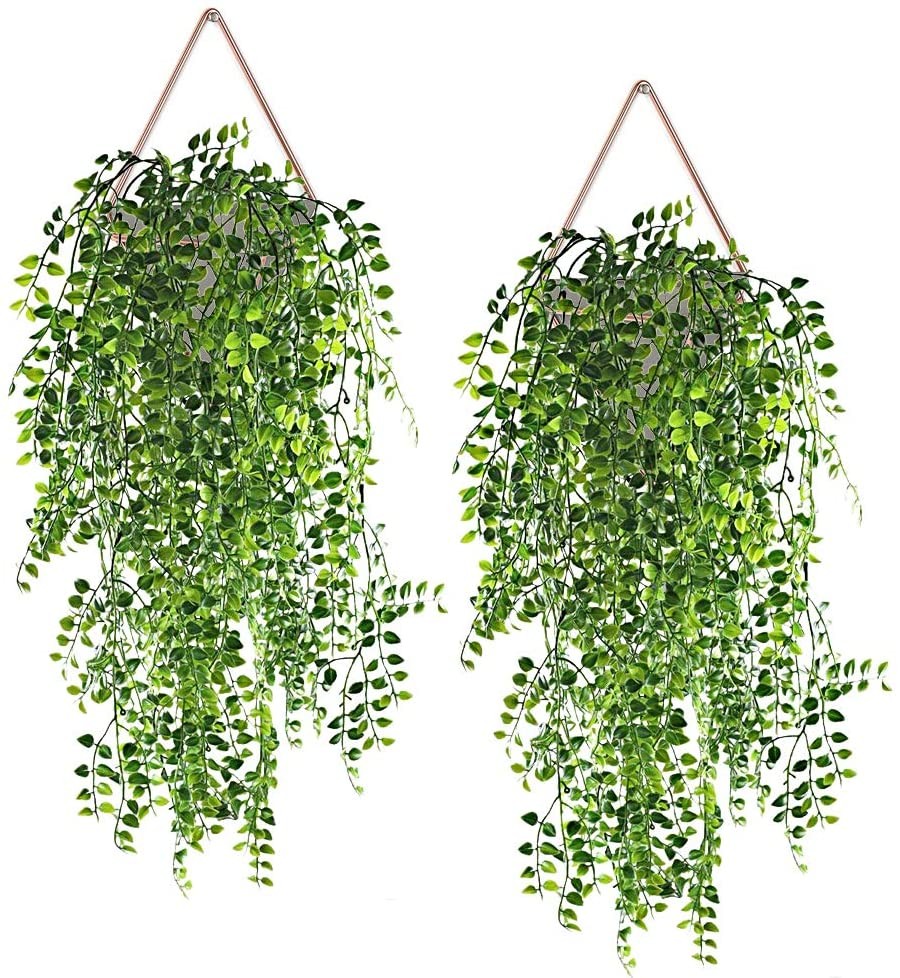 Artificial Plants Vines Fake Hanging Ivy Decor Plastic Greenery for Wall Indoor Outdoor Hanging B... | Amazon (US)