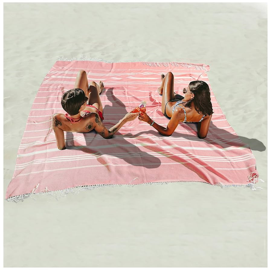 Giant Huge Thin Boho Throw Blanket Turkish Beach Blanket Towel Jumbo Extra Large Xl XXl Big Overs... | Amazon (US)