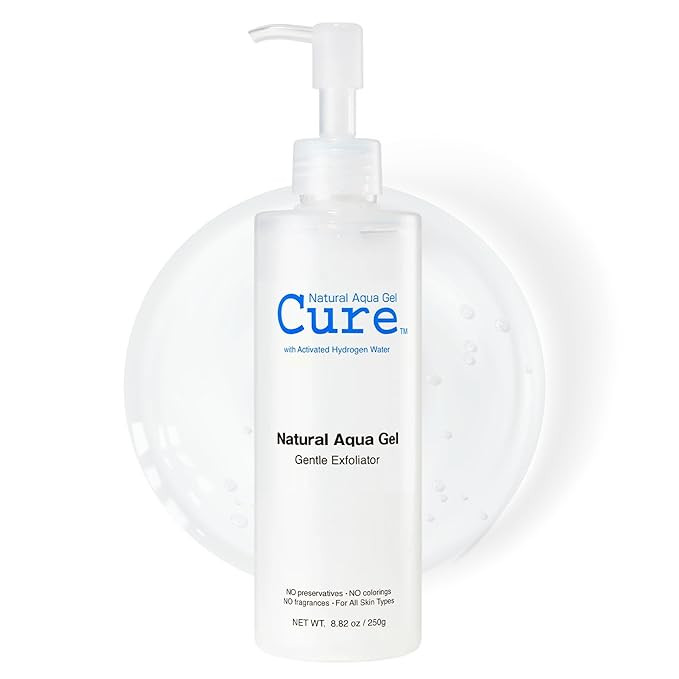 Cure by Toyo | Aqua Gel Gentle Exfoliator | Clear and Softer Skin | Non-Abrasive Face and Body Cl... | Amazon (US)