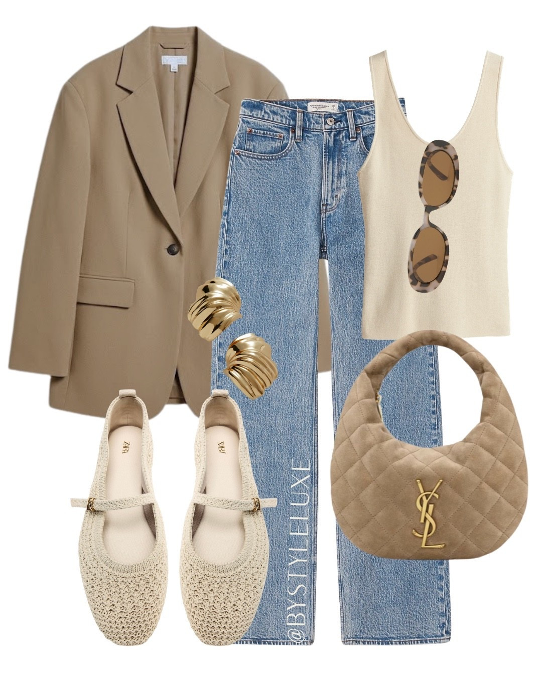 BLAZER & JEANS - A simple blazer that’s a wardrobe classic, styled here with my fave @abercrombie jeans these back in stock @Zara crochet flats 

#jeans #blazer #springoutfit

#LTKjeans #LTKshoes #LTKspring