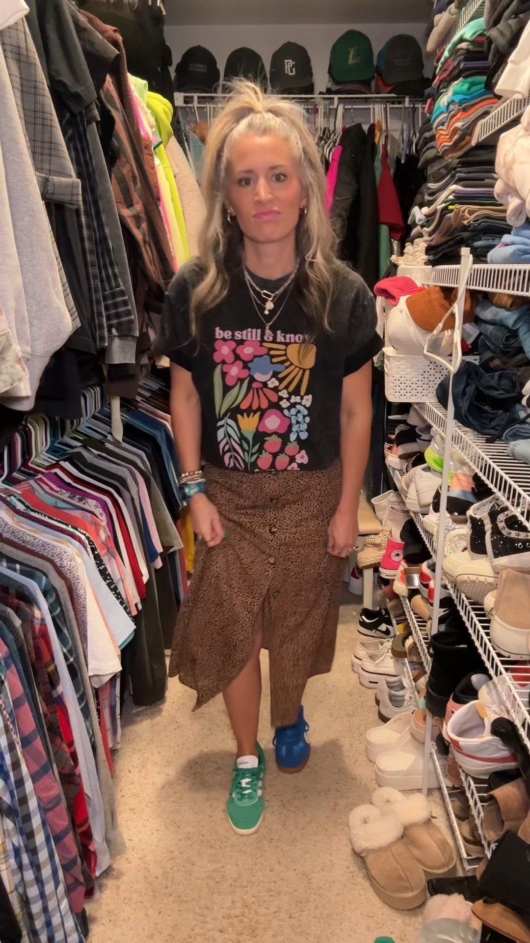 Love pairing a fun pair of sneakers with a cheetah print skirt! 

#LTKStyleTip #LTKWorkwear #LTKShoeCrush