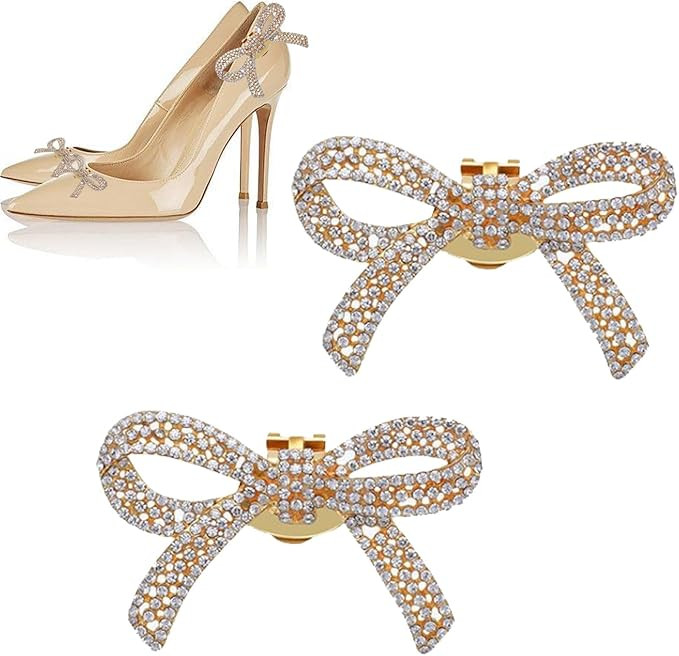 NCOALE Schuhschmuck, 2 Stück Hochzeit Schuhclips Damen Braut Strass Schuhanstecker Schuh Charms ... | Amazon (DE)