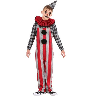 HalloweenCostumes.com Large  Boy  Boy's Wicked Circus Clown Costume, Gray/Red/Black | Target