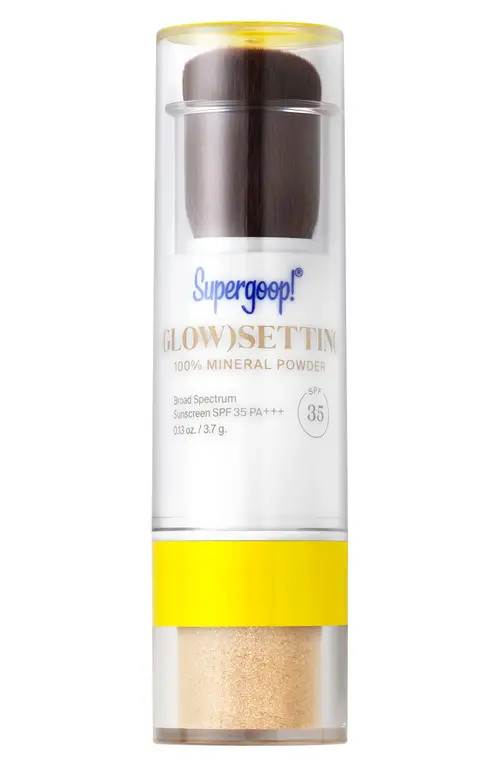 Supergoop!® (Glow)Setting Mineral Powder SPF 35 in Gold Shimmer at Nordstrom | Nordstrom
