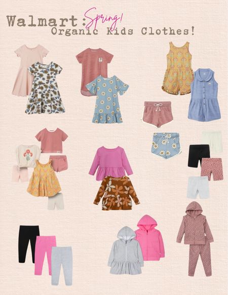 Walmart also has some really affordable organic clothing for girls! Most are made with 100% organic cotton and some items do contain a blend 🧡 #walmart #organic #organiccotton #organicclothing #organicclothes #organickids 

#LTKkids #LTKfindsunder50 #LTKsalealert