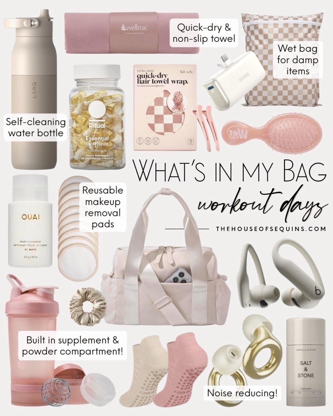 Shop wellness and gym essentials!  Workout gear Amazon finds! Gym bag, protein powder shaker, Pilates socks, Bluetooth headphones, wireless earbuds, water bottle, beauty favorites, hot yoga towel, foldable yoga mat, protein powder, daily supplements and more!!

Comment SHOP below to receive a DM with the link to this post on my LTK ⬇ https://liketk.it/5kwhs #ltkfindsunder50 #ltksalealert #ltkactive

Follow my LTK @thehouseofsequins on the @shop.LTK app to view this post and get my exclusive app-only content!

#liketkit 
@shop.ltk
https://liketk.it/5kwia