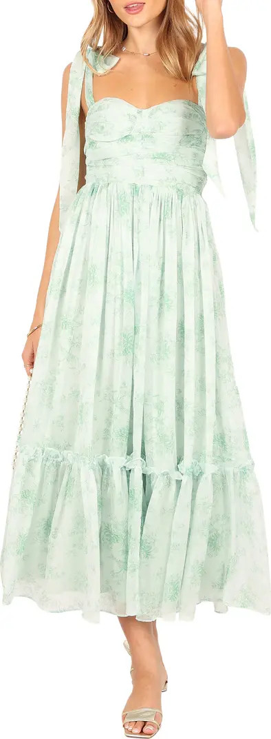 Floret Midi A-Line Sundress | Nordstrom