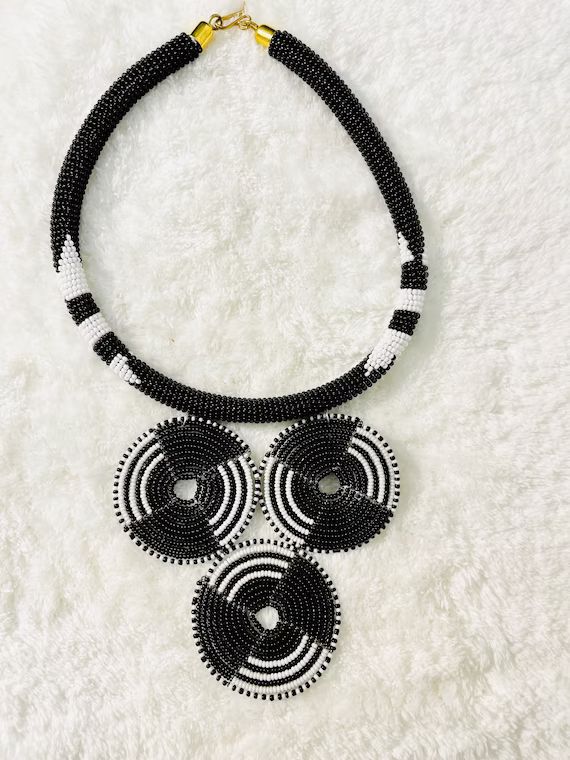 African Maasai Handmade Beaded Necklace, Masai wedding necklace, BOHO Necklace , African beaded n... | Etsy (US)