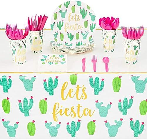 Sparkle and Bash Let's Fiesta Party Supplies (Cacti Theme, 24 Pack) | Amazon (US)