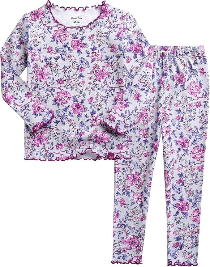 VAENAIT BABY 12M-12Y Infant Kids Toddler Junior Girls Flower Rabbit Easter Sleepwear Cotton Pajam... | Amazon (US)