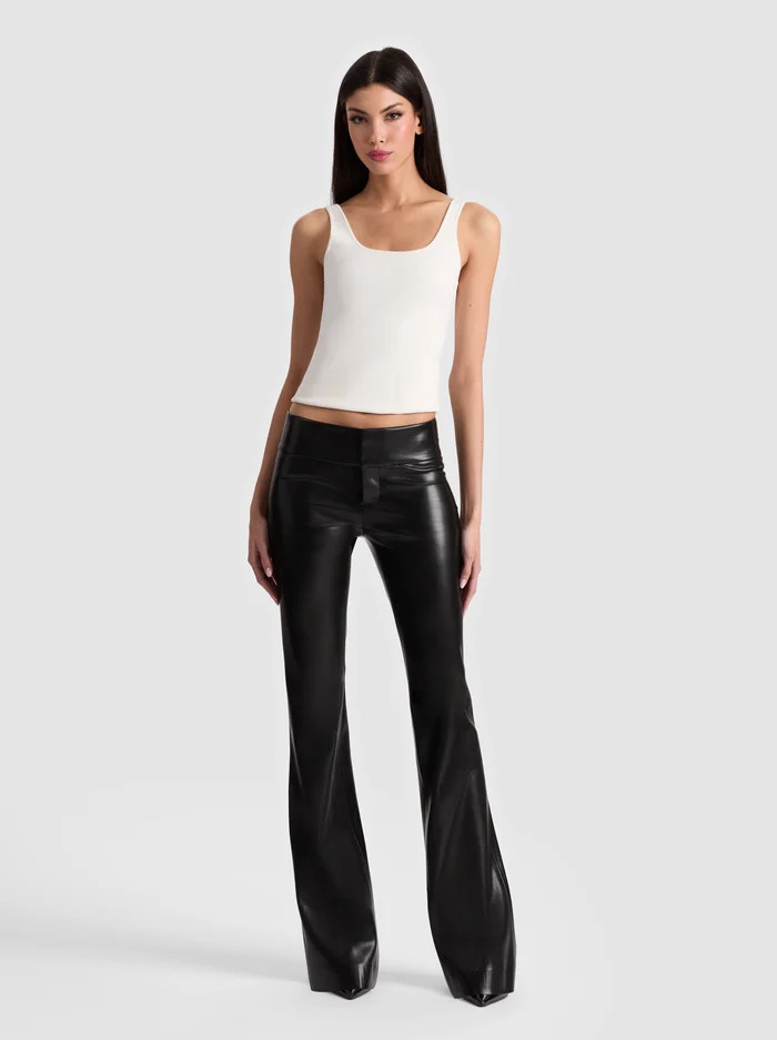 OLIVIA VEGAN BOOTCUT PANT | Alice + Olivia