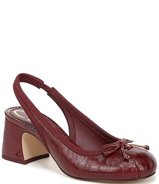 Circus NY by Sam Edelman Diane Glossy Bow Slingback Pumps | Dillard's | Dillard's