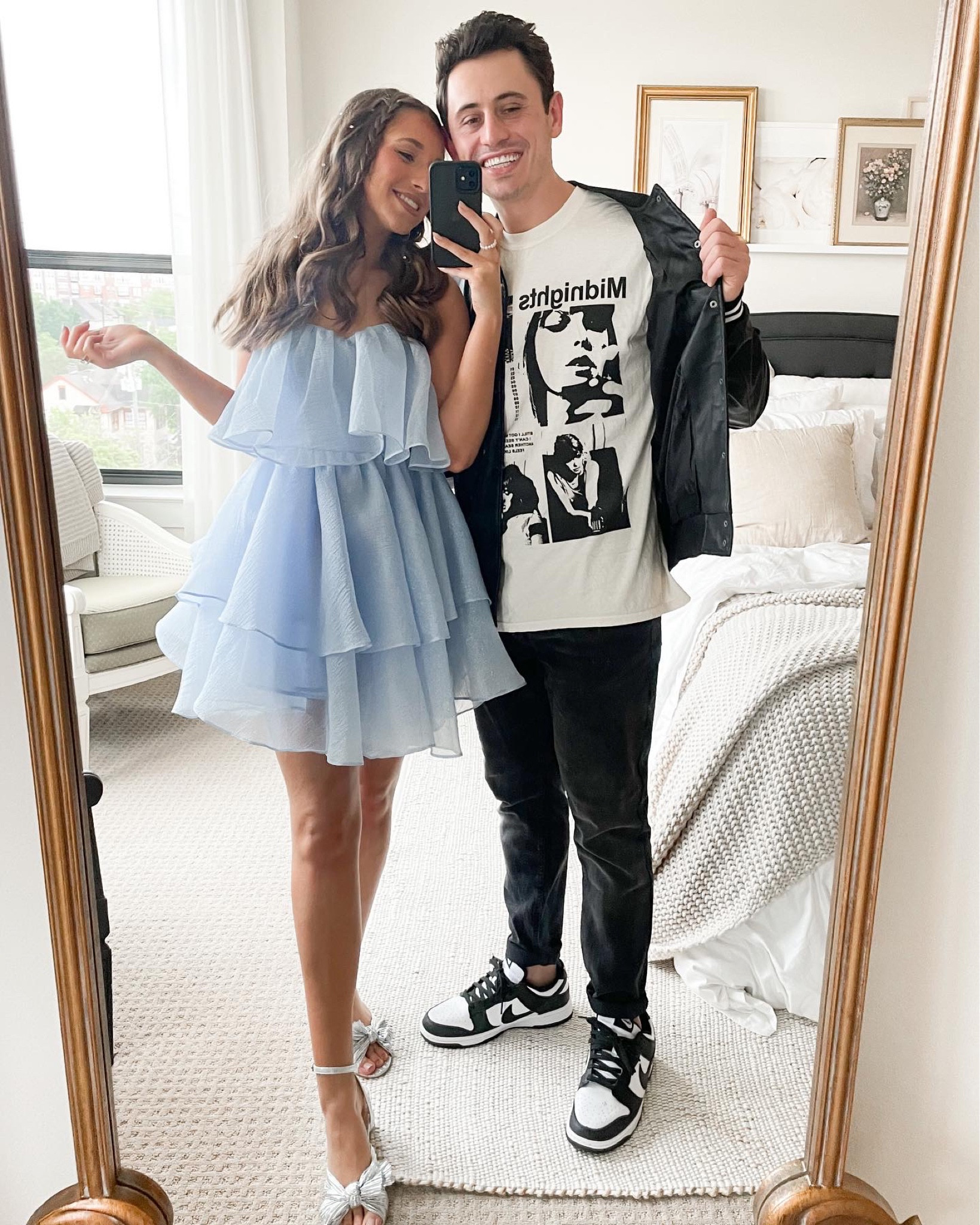 Taylor Swift eras looks for his and her! Love my husbands concert outfit and felt SO fun in this flouncy feminine mini dress! Linking my sparkly Taylor Swift accessories as well! 

#taylorswift #erastour #erasconcert #concertoutfit #husbandoutfits #hisandhers #amazonfashion #forever21 #etsyfashion #asos 

#LTKFestival #LTKmens #LTKwedding