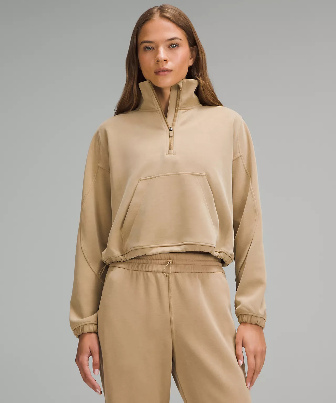 Brushed Softstreme Half Zip | Women's Hoodies & Sweatshirts | lululemon | Lululemon (US)