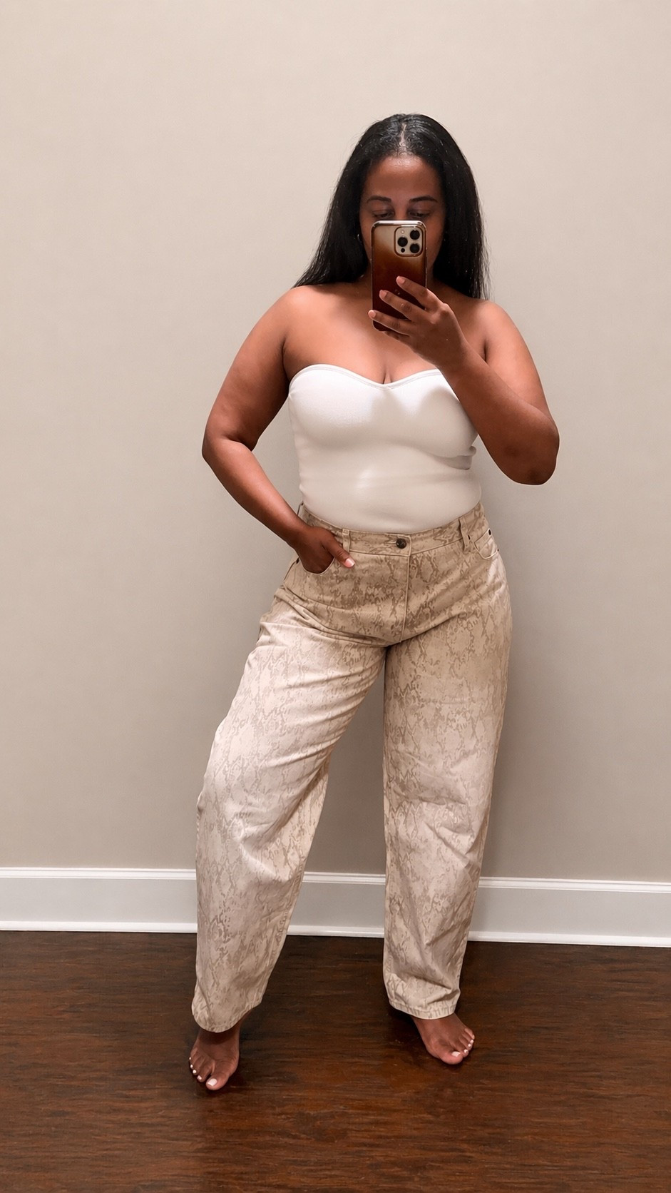KBB print pants with tube top. The tube top is very nice. 

#momstyle#targetfinds #targetstyle #walmartfashion #kbb #summerfashion #springfashiin2026


#LTKmomlife #LTKootd #LTKMidsize