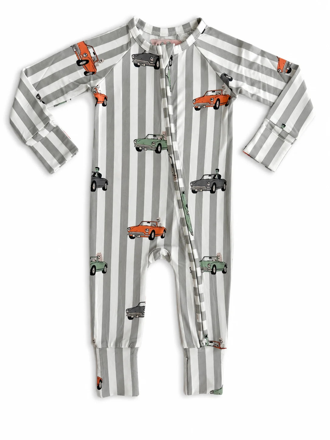 Spooky Little Riders Zipper Romper | Bamboo Baby Pajamas | In My Jammers | In My Jammers