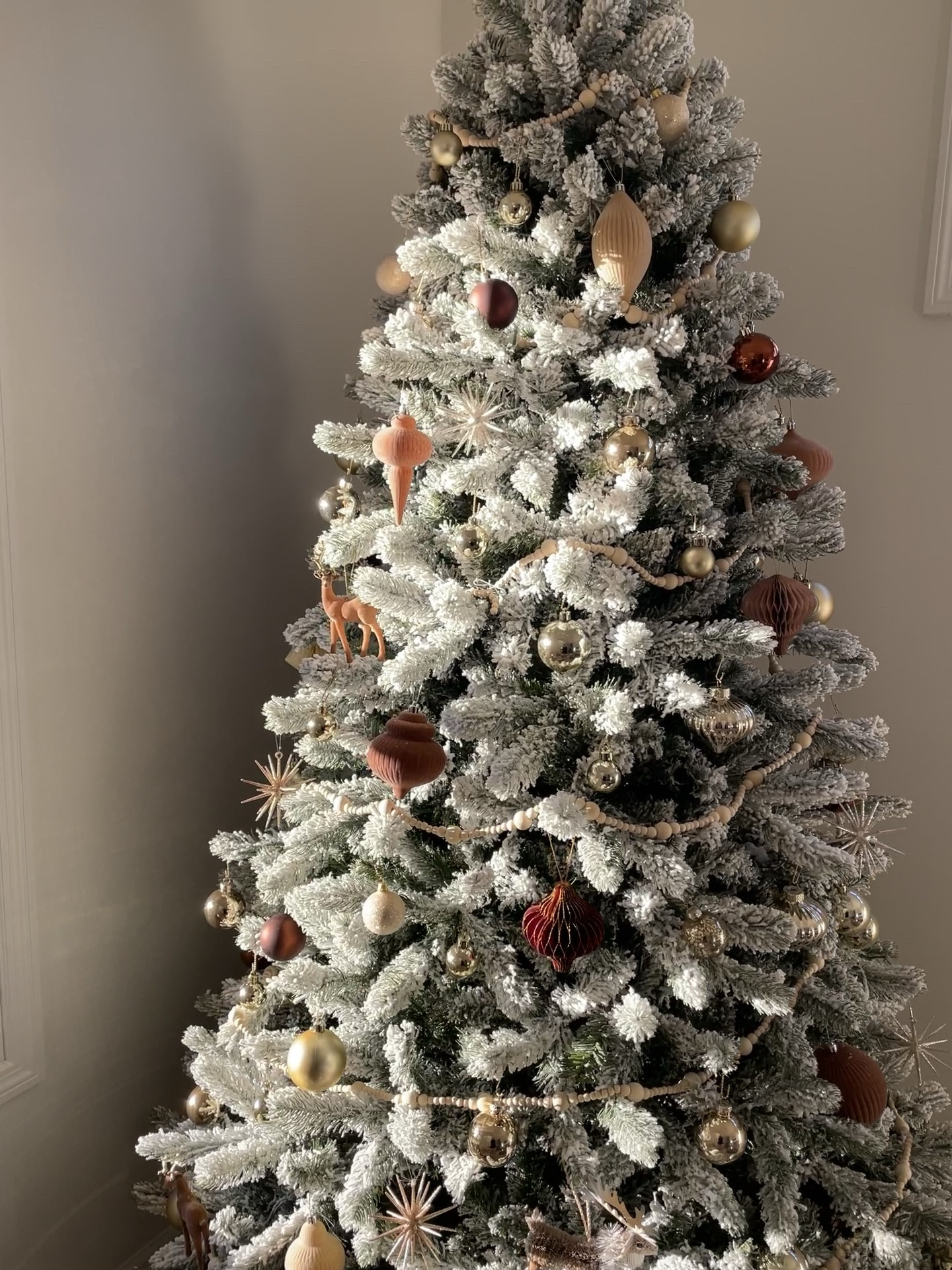 My favorite brown ornaments at Target. All 30% OFF! 🦌🤎🟤