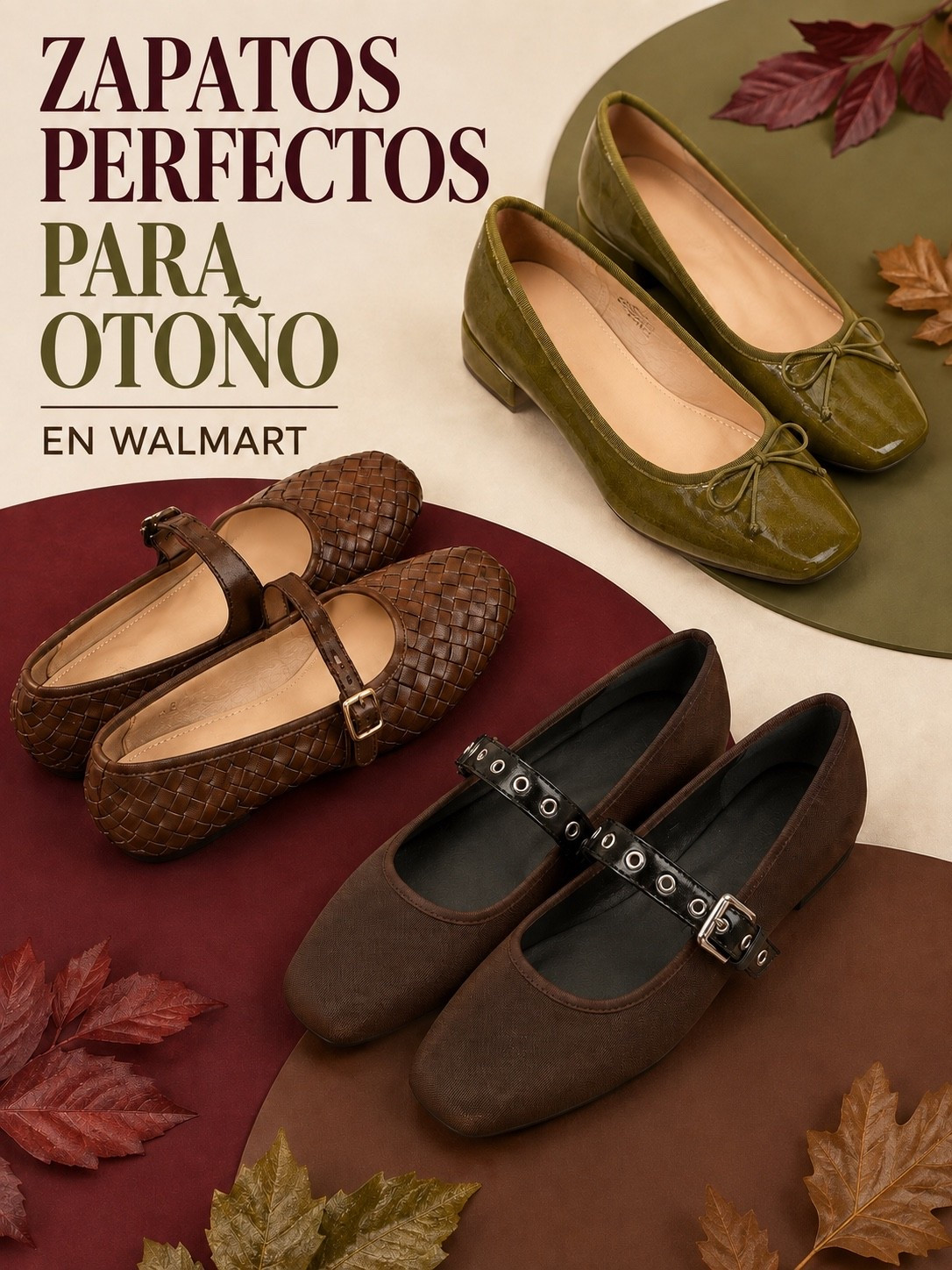 🍂👠 ¡Encontré los zapatos perfectos para completar nuestros outfits de otoño!

Tres estilos hermosos, cómodos y fáciles de combinar: verde oliva, marrón tejido y chocolate con detalles modernos. Ideales para usar con jeans, vestidos, faldas o pantalones elegantes. 😍

¿Cuál de los tres escogerías? 👇

📍Encontrados en Walmart
La disponibilidad puede variar según la tienda.

#WalmartFinds #WalmartFashion #ZapatosDeMujer #ModaDeOtoño #LookOtoñal #HallazgosWalmart #IdeasDeOutfits #ModaEconómica #EstiloFemenino #FallFashion

#LTKvlog #LTKSaleAlert #LTKxWalmart