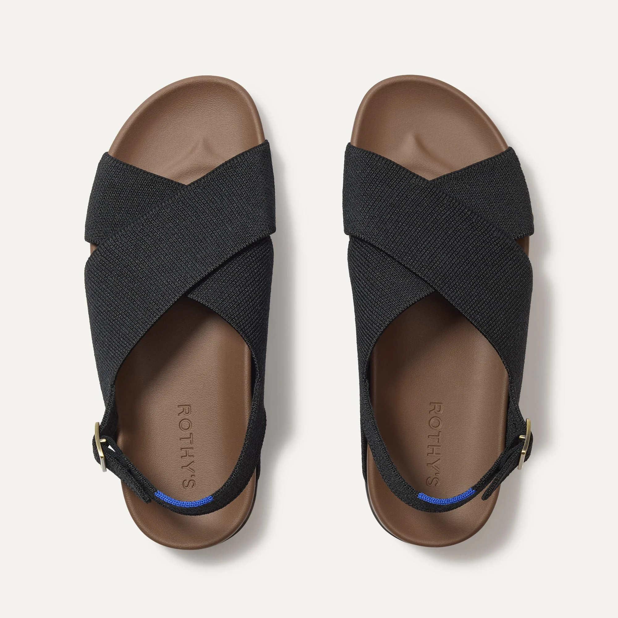 Women's Weekend Sandal in Black | Rothy's | Rothy's