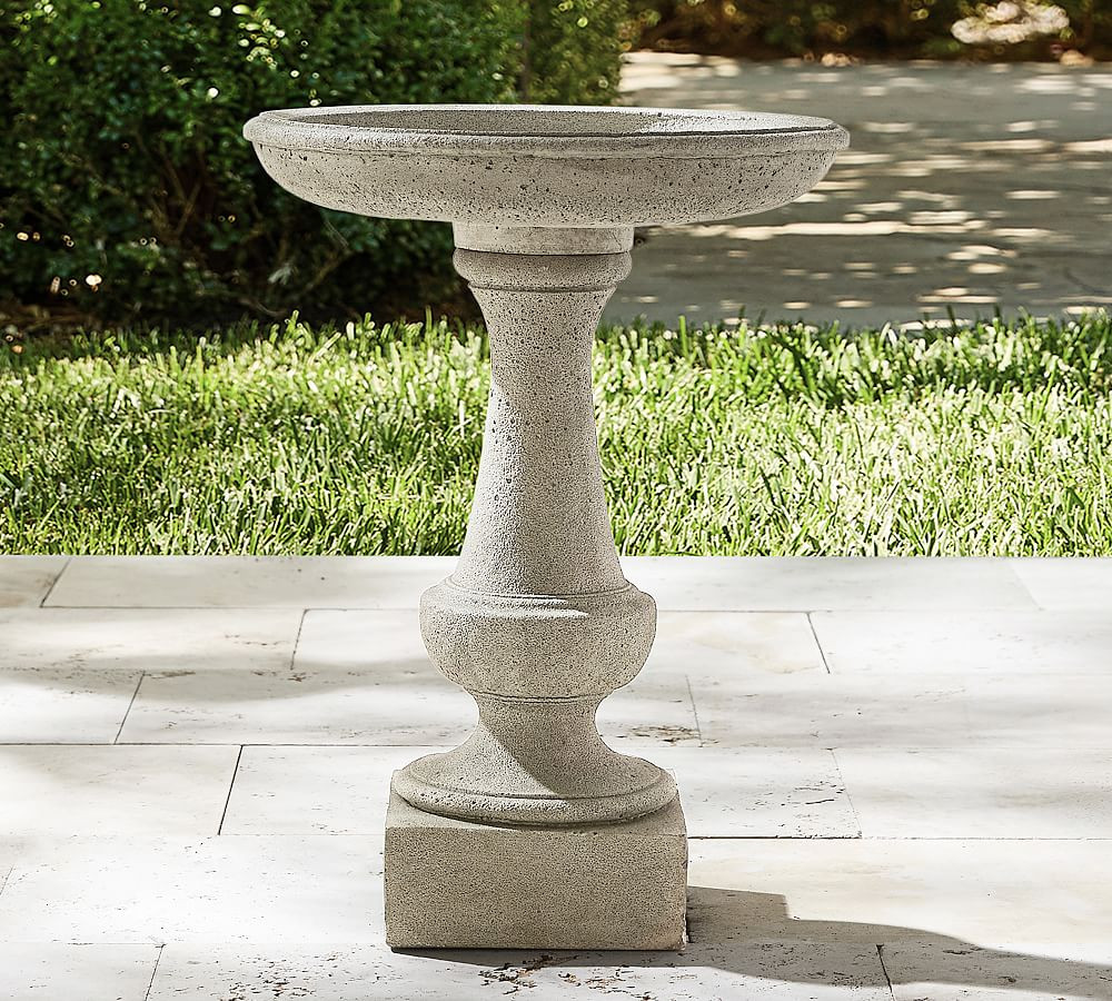 Palermo Concrete Bird Bath | Pottery Barn (US)