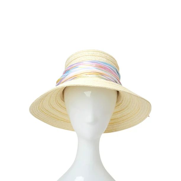 Time and Tru Women's Straw Cloche Hat | Walmart (US)