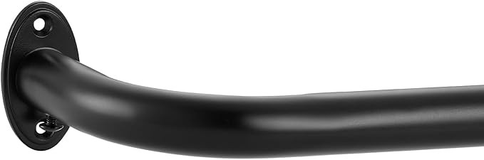 Room Darking Curtain Rod, 28-84 Inch Adjustable Window Curtain Rods Wrap Around 1inch Diameter Si... | Amazon (US)