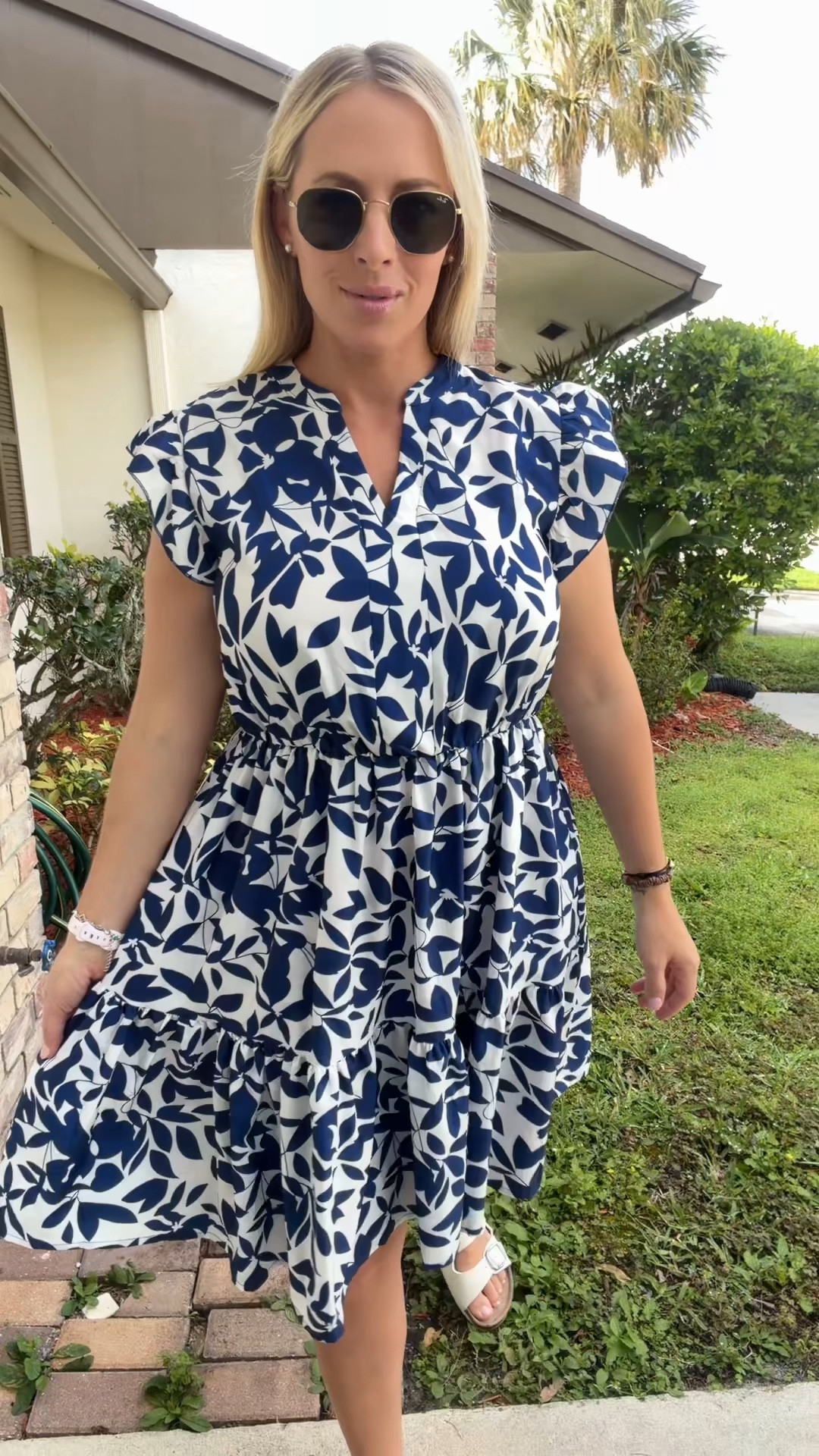 Floral dress. Spring outfit. 17 weeks pregnant 

#LTKMidsize #LTKBump #LTKootd